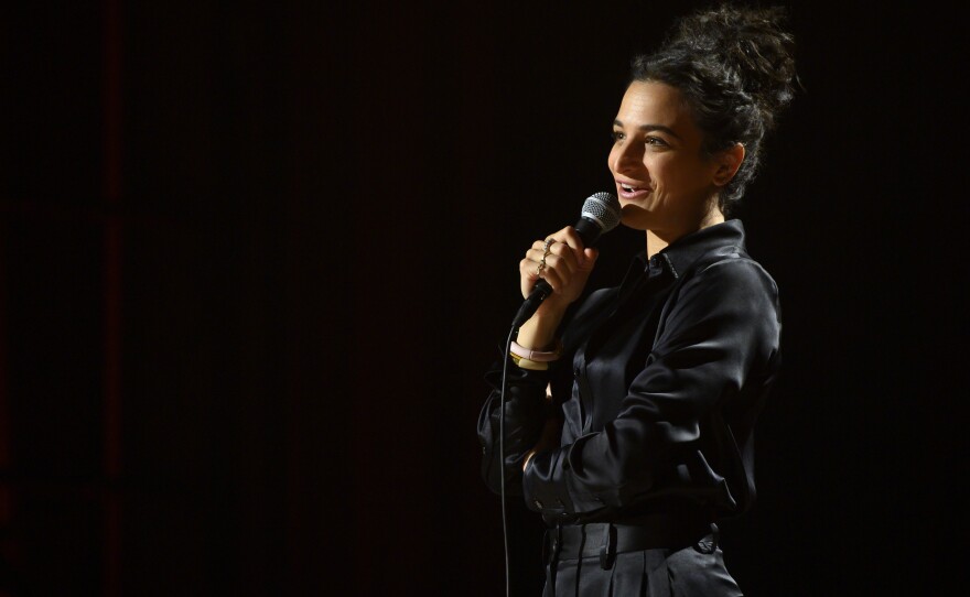 Jenny Slate's new Netflix comedy special is <em>Stage Fright</em>.