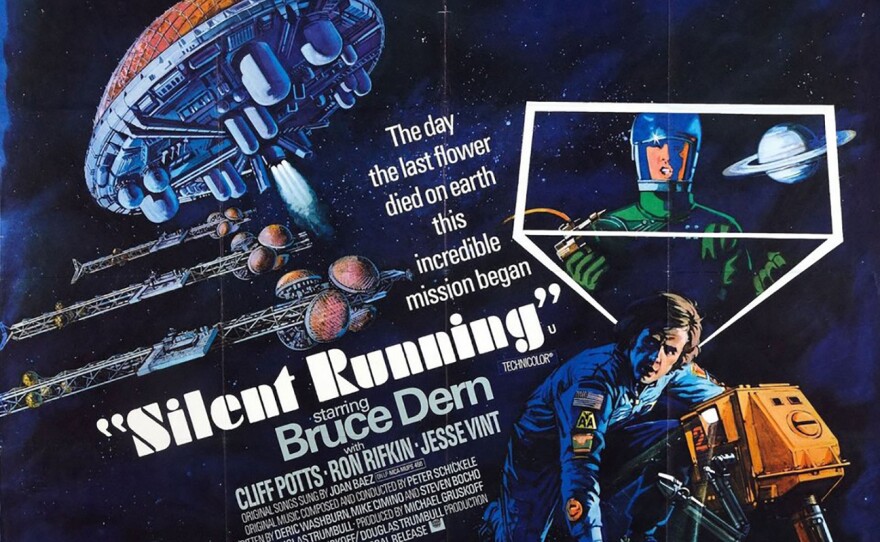 "Silent Running" (1972) presented the scenario that a space ship held the last of earth's forests because the planet could no longer sustain plant life.