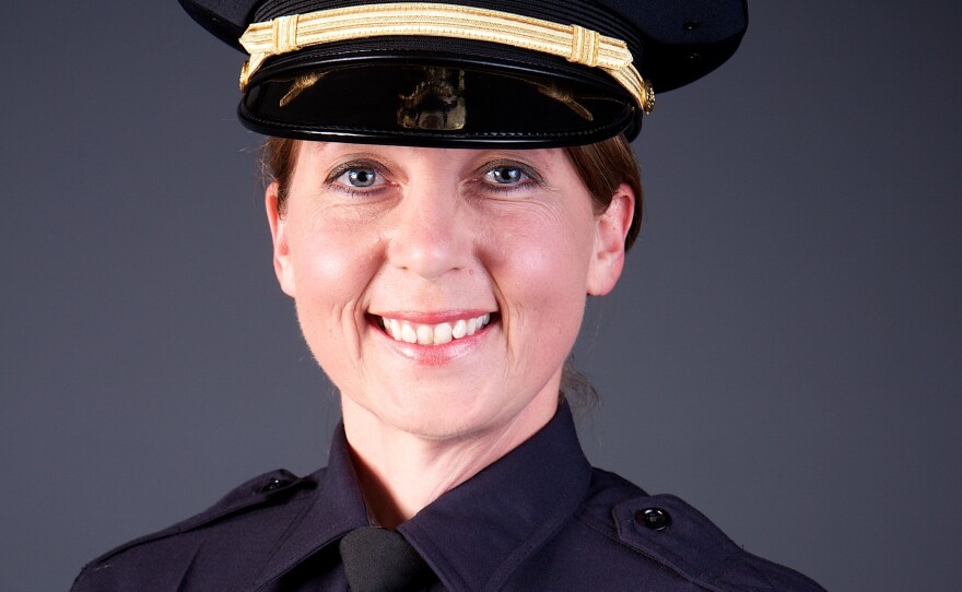 Tulsa, Okla., police Officer Betty Shelby, seen here in an undated official photo, is being charged with first-degree manslaughter in the death of Terence Crutcher.