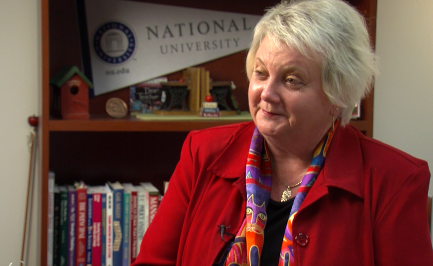 Judy Mantle, dean of the Sanford College of Education at National University, discusses special education, Dec. 2, 2016.