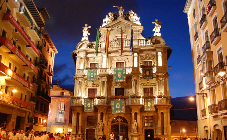 Pamplona City Hall, Spain.