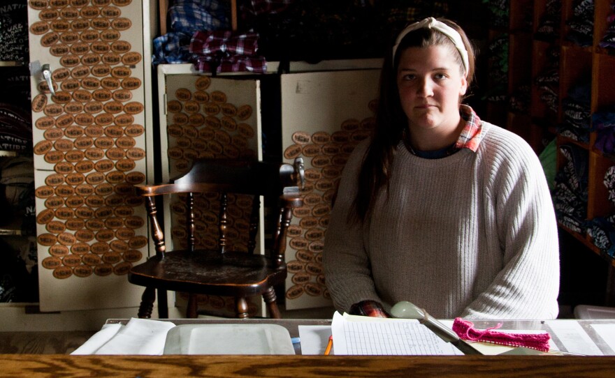 Jessica Tezak is a contractor at LeConte Lodge in Great Smoky Mountains National Park.