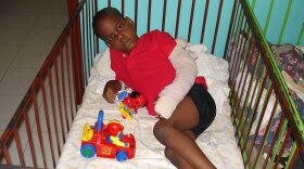 Many of the children displaced by the earthquake aren't orphans. Ten-year-old Harry Bienaime was separated from his mother when he was airlifted for medical treatment. Now he's recuperating at God's Littlest Angels orphanage as the staff searches for his mother.