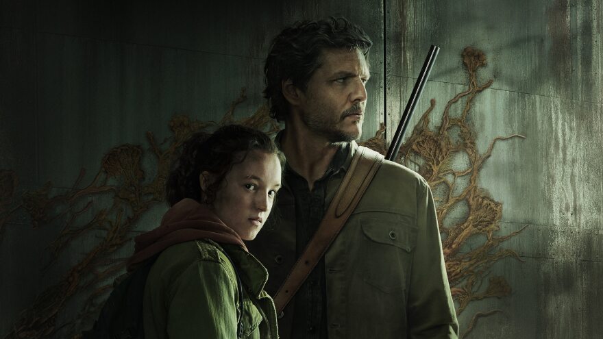 Bella Ramsey and Pedro Pascal star in the HBO series "The Last of Us." (2023)