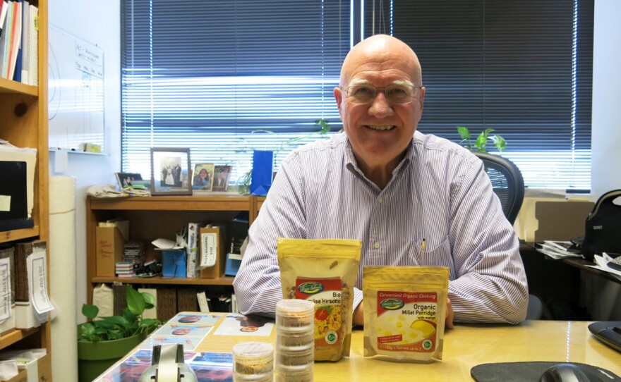 Tim Larsen, with the Colorado Department of Agriculture, is one of millet's staunchest backers.