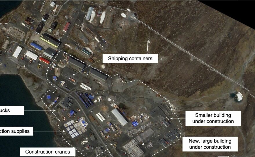Satellite imagery of Russia's nuclear test site shows "a ton of activity," according to Jeffrey Lewis at the Middlebury Institute of International Studies. But Lewis and others say that doesn't mean a test is imminent.