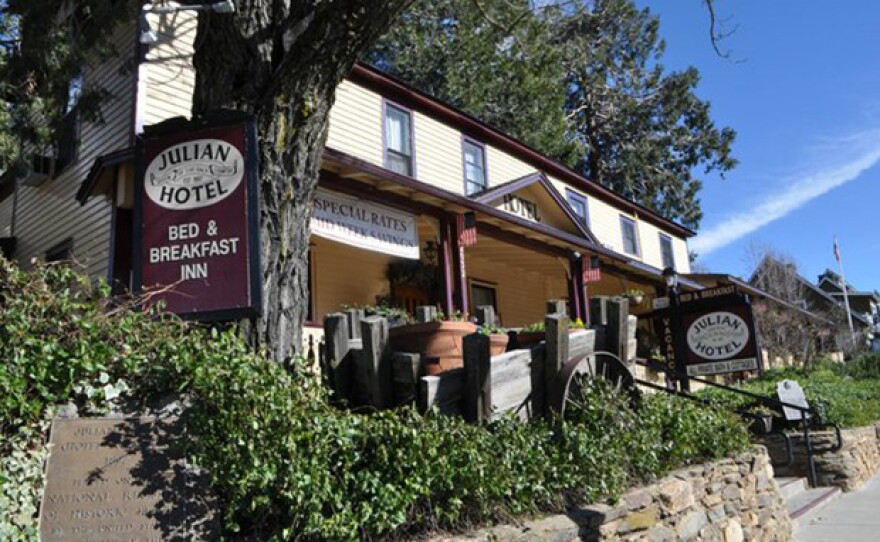 The historic Julian Hotel as it looks in 2011, previously named Hotel Robinson.