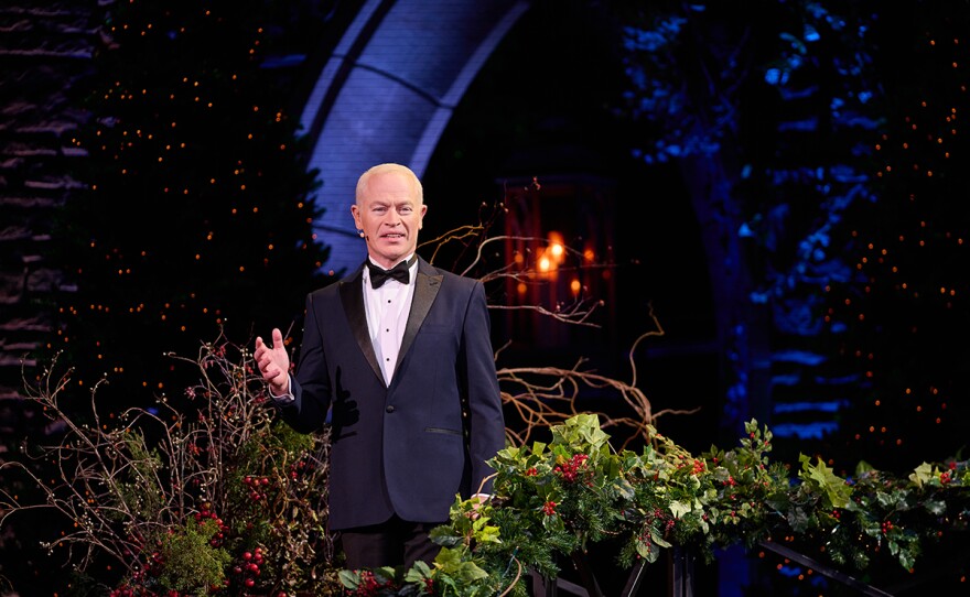 Neal McDonough performs in "O Holy Night: Christmas with The Tabernacle Choir"