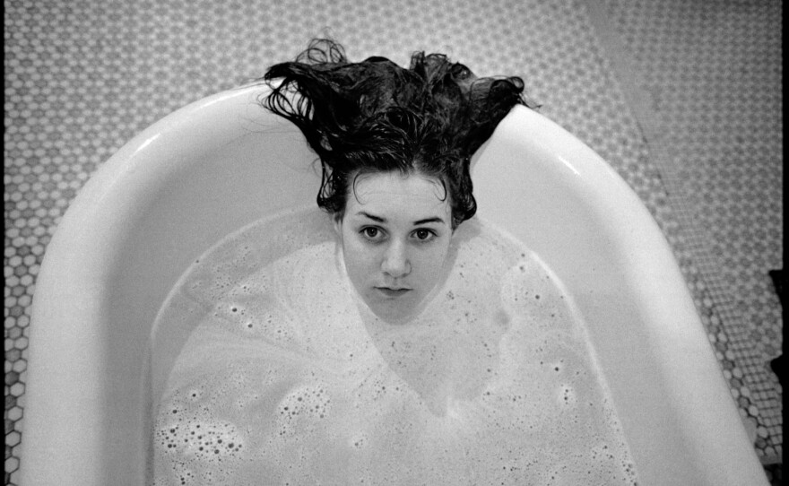 Laurie in the bathtub of Ward 81, Oregon State Hospital. Salem, Oregon, 1976.