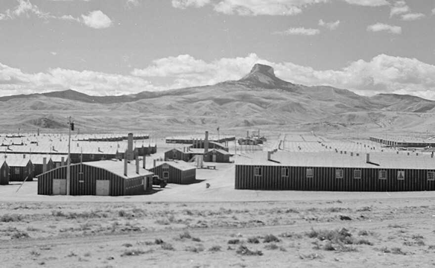 Heart Mountain Relocation Center in Wyo., circa 1942-1945.