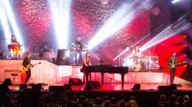 Cara Fox, Rich Hinman, Misty Boyce, Sara Bareilles, Steve Goold, Chris Morrissey perform live. Los Angeles’ historic Orpheum Theatre hosted a dynamic performance from Sara Bareilles as 1,000 guests filled the downtown theater, built in 1926, to witness the singer-songwriter’s soaring set. The singer showcased her powerful, evocative vocals on such favorites as “Love Song” and “King of Anything” and her recent hit single “Brave” from her new album, "The Blessed Unrest."