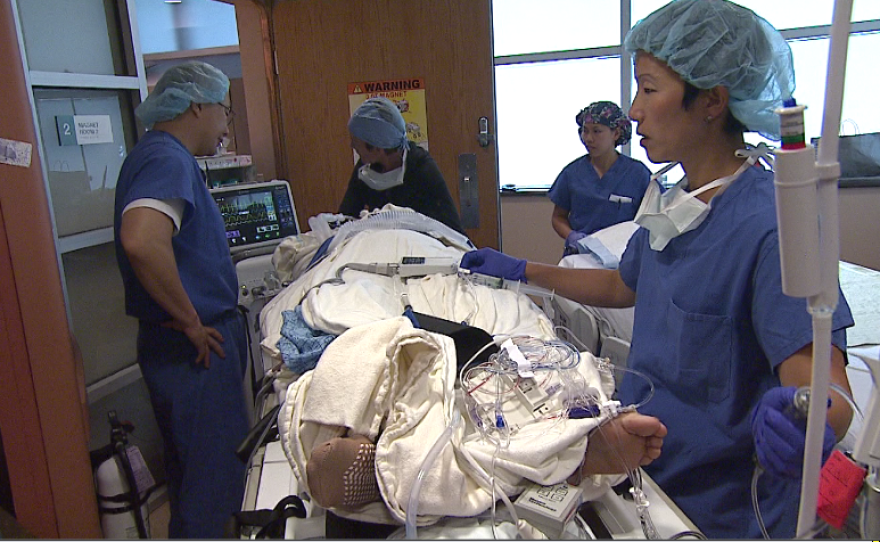 Chen and his team slowly wake Carpinelli up. She'll get to go home the next day.