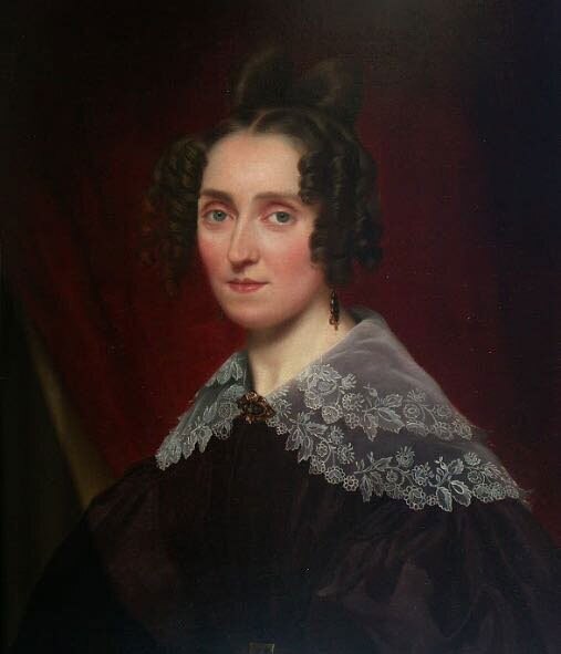 Composer Louise Farrenc (1804-1875) in a c.1835 portrait.