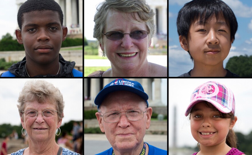 Row 1: Kevin Yarn, Durham, N.C.; Jeanne Greenwald, Kansas City, Mo.; Steven Lee, New York. Row 2: Marcia Hayes, Marshfield, Mass.; John McAvoy, Taylorville, Ill.; Isabel Gomez-Rengifo, Cali, Colombia.