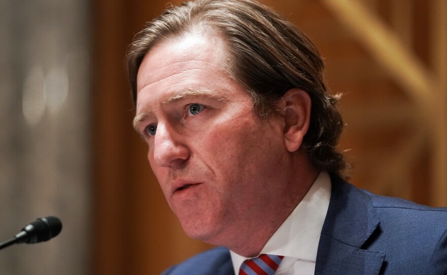 Christopher Krebs, former director of the Cybersecurity and Infrastructure Security Agency, appeared on Capitol Hill on Dec. 16. Krebs told NPR that Russian intelligence is responsible for the massive hack that's affected the U.S. government.