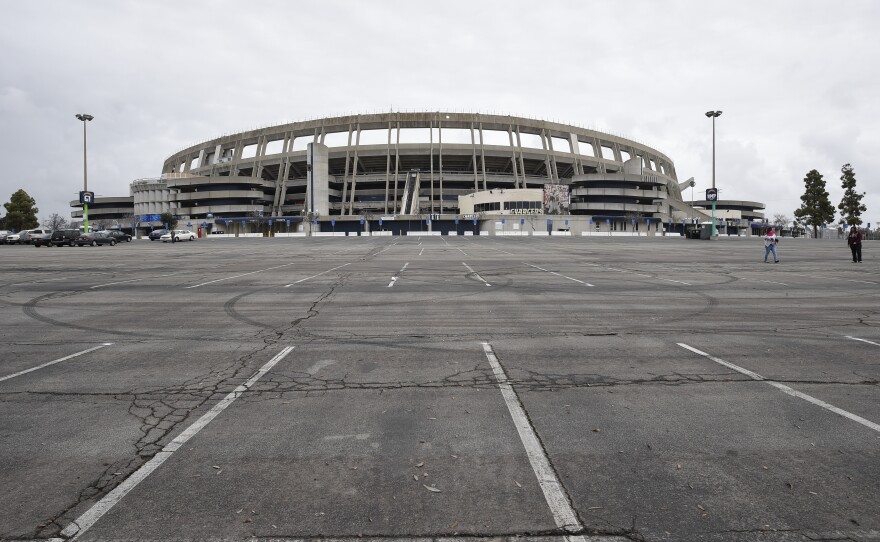 The SDCCU Stadium sits empty, in San Diego, Thursday, Jan. 12, 2017.