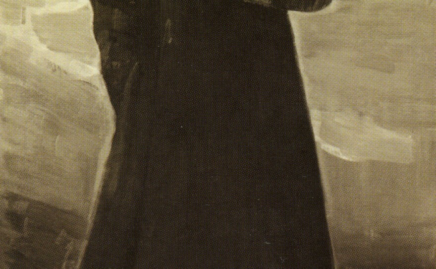 This portrait of Rasputin, looking very much like a Mad Monk, was painted by Alexander Raevsky and commissioned by a female acolyte. Exhibited at the Academy of Fine Arts in 1912, the portrait was lost during the Russian Revolution, but photographs survived.