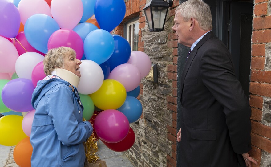 A scene from DOC MARTIN Season 10: Episode 2 "One Night Only"