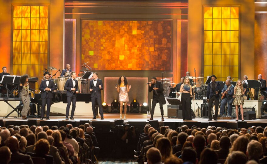 The all-cast finale during "Smokey Robinson: The Library Of Congress Gershwin Prize For Popular Song."