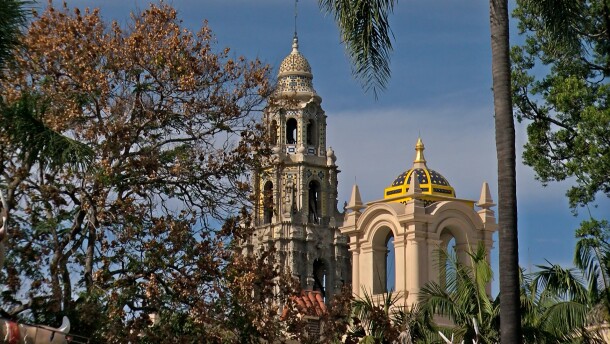 The tower of the California Building is shown in this picture on December 6, 2022.