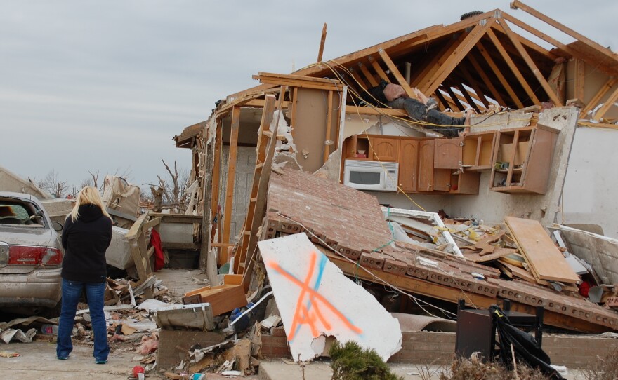 Damage of some homes and cars is so great that they'll be written off as total losses.