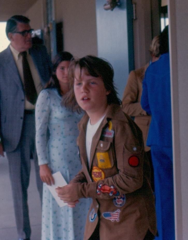 "Star Wars" fan Kevin Ring circa 1977.