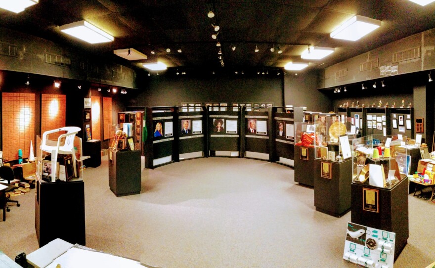 Inside the National Teachers Hall of Fame there are decades-old typewriters, ditto machines, toys, textbooks and curriculum guides.