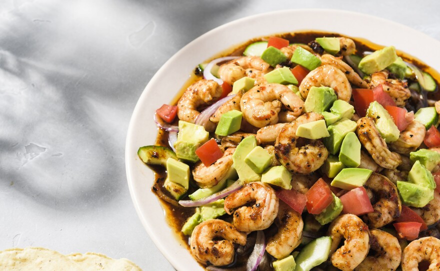 Mexican-Style Shrimp in Chili-Lime Sauce
