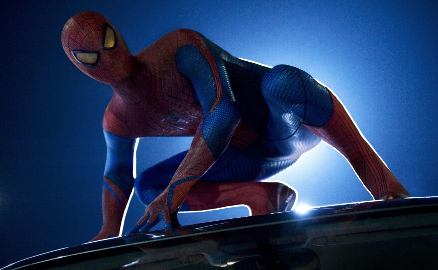 The new Spidey in "The Amazing Spider-Man."