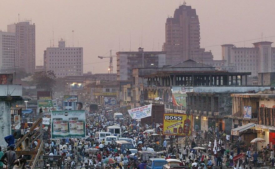 A view of Kinshasa, the capital of the Democratic Republic of the Congo—a sprawling urban giant where over 15 million people live.