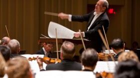 Robert Spano conducts members of the Atlanta Symphony Orchestra, who are now locked out for the second time in two years after failed contract negotiations.