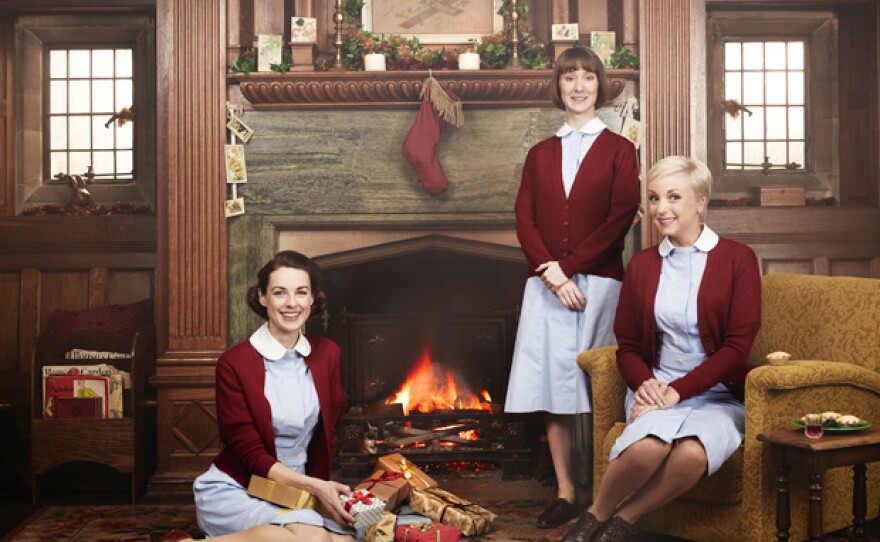 Jessica Raine as Jenny Lee, Bryony Hannah as Cynthia Miller and Helen George as Trixie.
