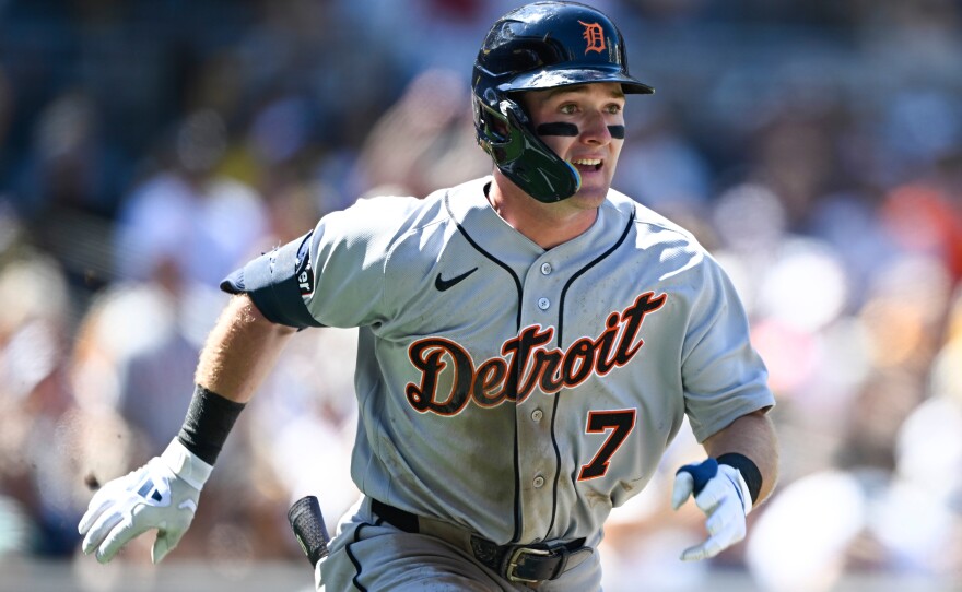 21-year-old Kevin McGonigle has 3 hits in his first 3 at-bats in electric debut for Tigers | KPBS Public Media