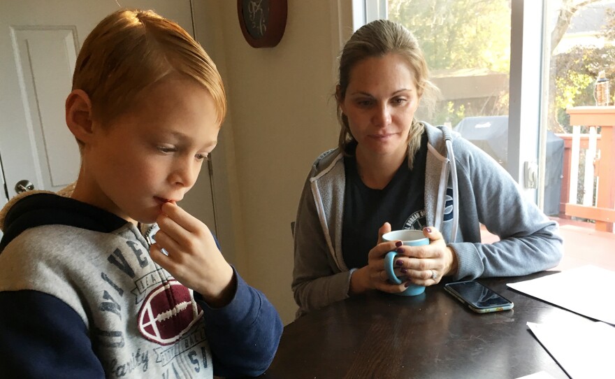 Michele Comisky of Vienna, Va., enrolled her 8-year-old son Jackson in a study to test the value of probiotics in preventing the gut distress often experienced when taking antibiotics.