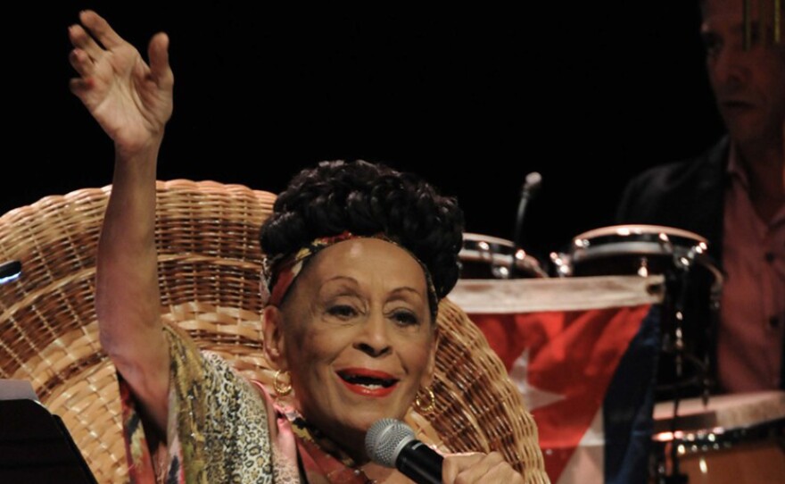 Omara Portuondo performing 2018.