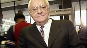 Former Illinois Gov. George Ryan arrives at a federal building in Chicago. Ryan is due to report to a federal correctional center in Oxford, Wis., no later than Wednesday.