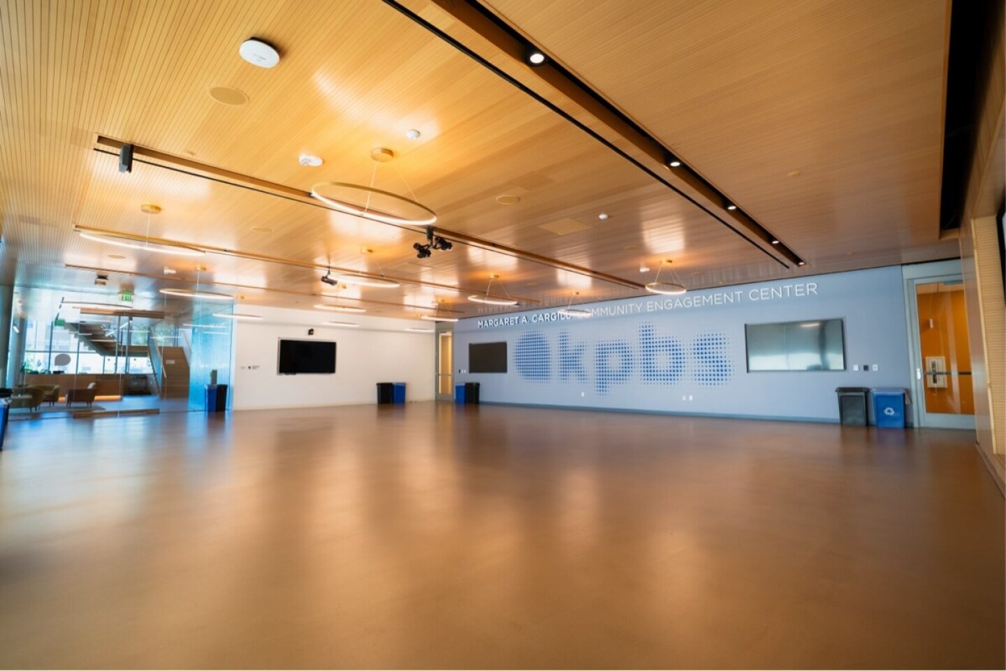 Community Engagement Center is a flexible space designed to bring people together that can accommodate a wide range of events.