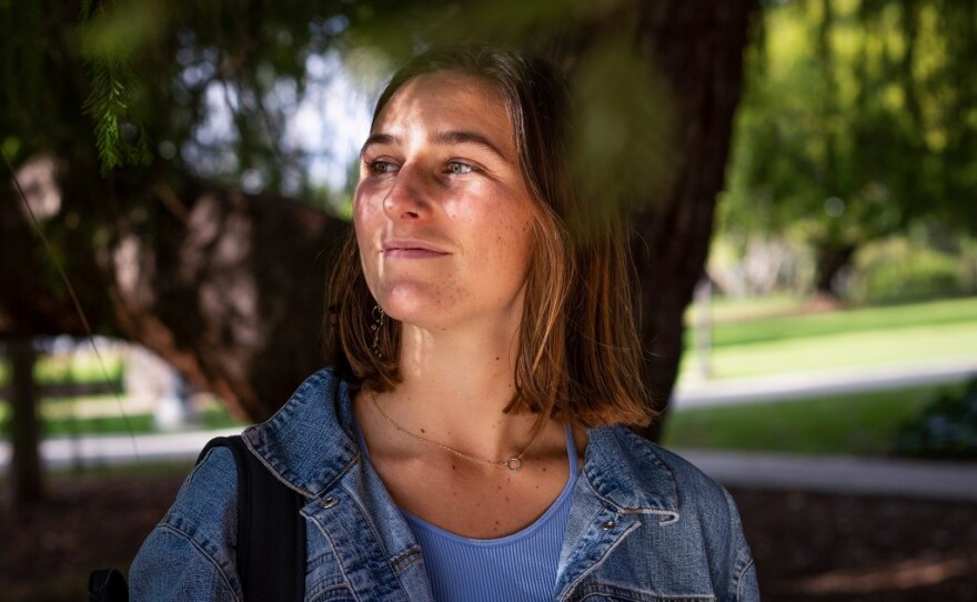 Cate Armstrong, 21, during her fourth year at California Polytechnic State University in an undated photo. Armstrong is a sociology major with minors in psychology and child development.