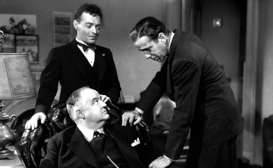 Sydney Greenstreet, Peter Lorre and Humphrey Bogart are all interested in finding "the black bird" in the 1941 film adaptation of Dashiell Hammett's "The Maltese Falcon."