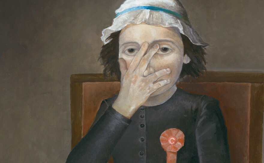 Carey's own portrait of Marie Tussaud, whom he describes as a "Dickensian mollusk" of a woman.