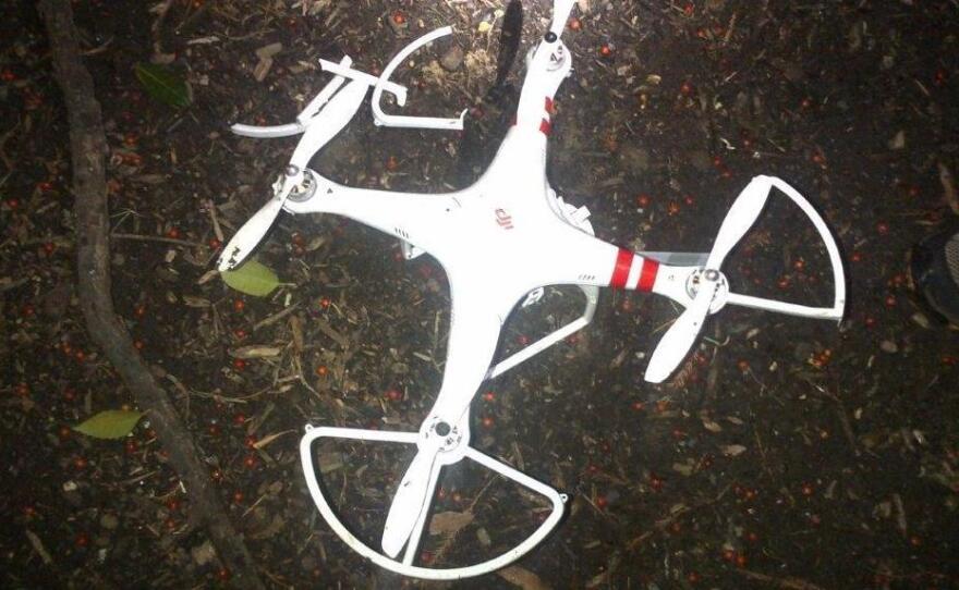 The Secret Service released this photo of a "quad copter" that crashed on the White House grounds Jan. 26.