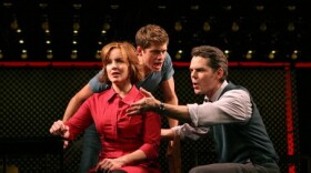 Former San Diego resident Alice Ripley stars with Aaron Tveit (left) and J. Robert Spencer in Broadway's "Next to Normal."