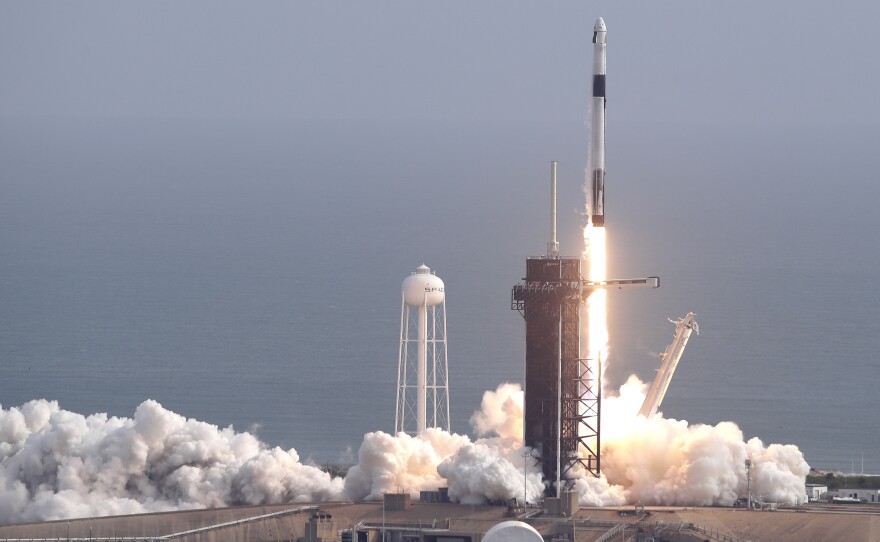 SpaceX successfully tested the emergency escape system of its Crew Dragon capsule on Sunday. The capsule is designed to carry astronauts to the International Space Station for NASA.