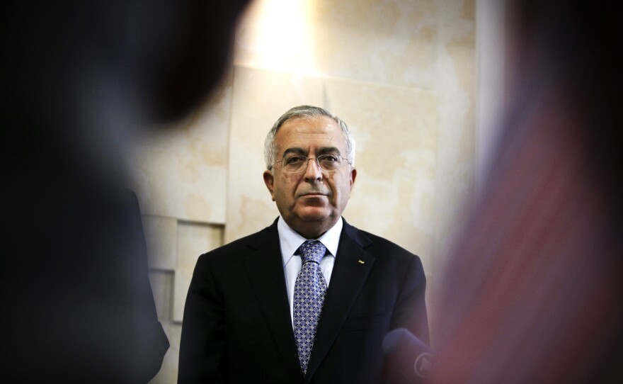 The former Palestinian prime minister, Salam Fayyad, says the international community is not interested in another failed state. Fayyad, shown here in the West Bank city of Ramallah in 2012, has pushed for the Palestinians to develop their own institutions as part of their quest for statehood.