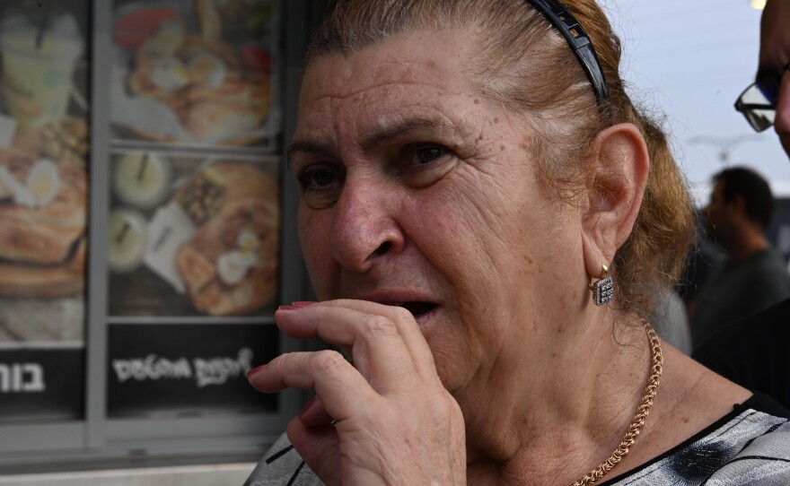 Tamara Abramov, 72 years old, was rescued from her home as Gaza fighters were beaten back.