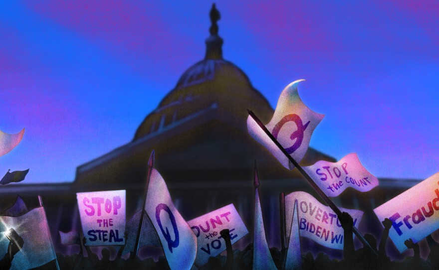 The disinformation and "big lie" of election fraud motivated many people to storm the U.S. Capitol on Jan. 6.