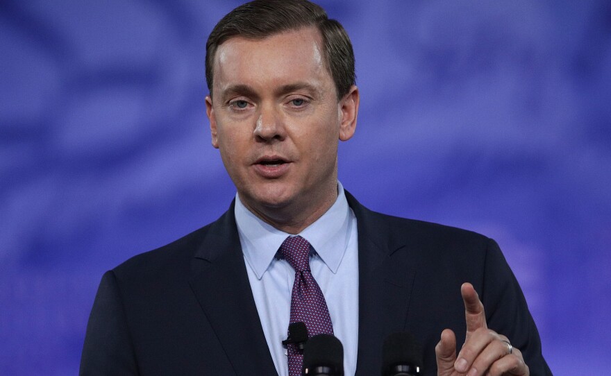 Chris W. Cox, executive director of the NRA's Institute for Legislative Action, speaks during the Conservative Political Action Conference last year.