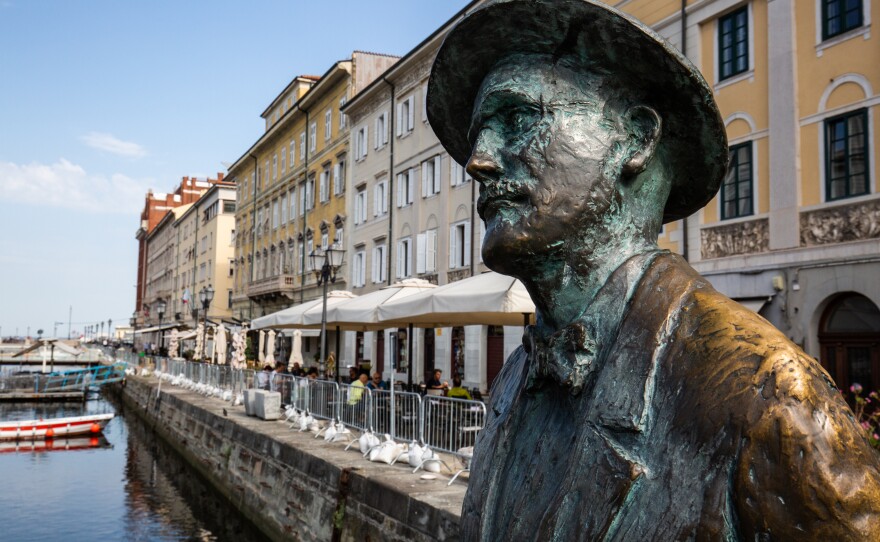 James Joyce spent more than a decade in Trieste, where he wrote some of his famous early works, <em>Dubliners</em> and <em>Portrait of the Artist as a Young man</em>.