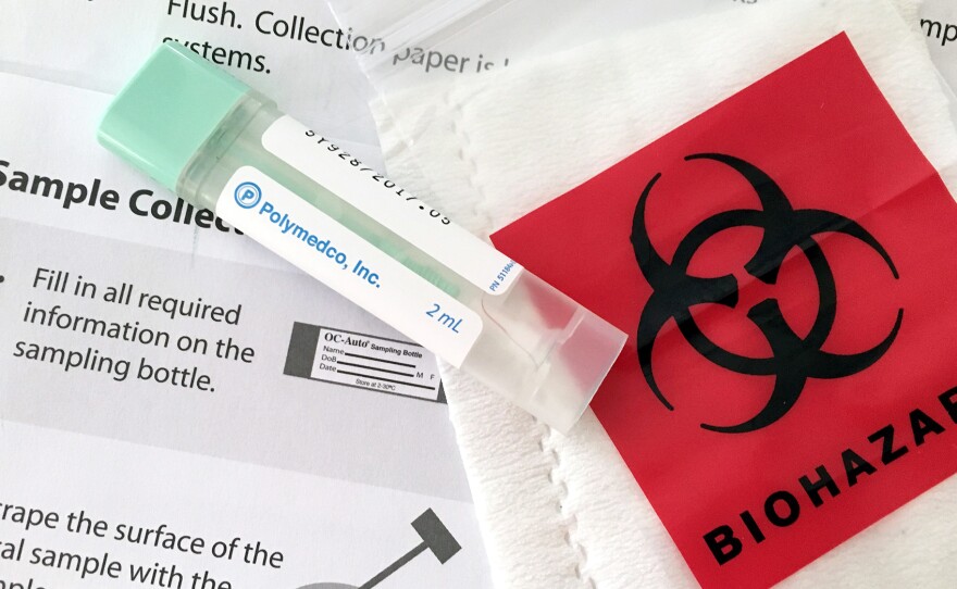 It would look pretty darned cute if you didn't know it's a colon cancer screening test.