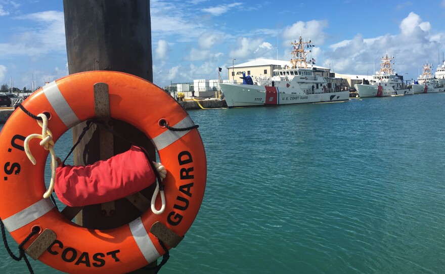 U.S. Coast Guard vessels in Key West, Fla. Most of their resources in Key West are devoted to interdicting Cuban migrants. They are trying to reach the U.S. in larger numbers, concerned that preferential treatment for Cubans will disappear as the two countries normalize relations.
